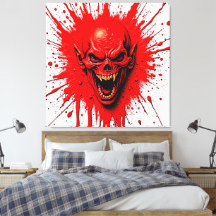 Bloodlust: The Vengeful Vampire Canvas Print