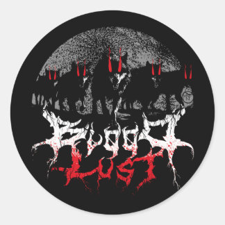 Bloodlust Wolf Pack Classic Round Sticker