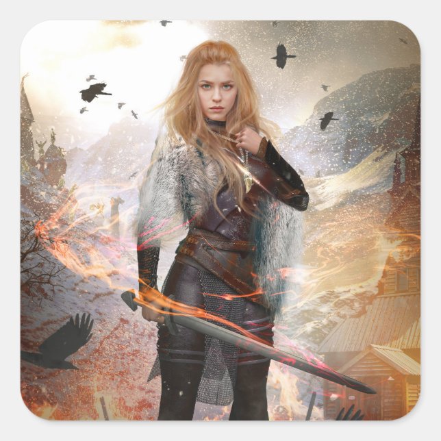 Bloodmark Epic Fantasy Art Sticker (Front)