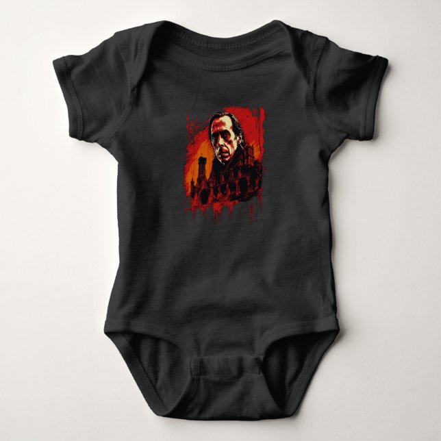 Bloodmoon Castle Baby Bodysuit (Front)