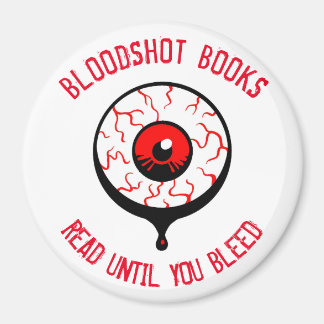 Bloodshot Books - Circular Eyeball Magnet
