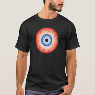 Bloodshot Eyeball  Halloween Merch Costume Men Kid T-Shirt