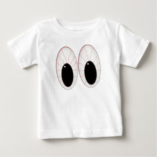 Bloodshot Eyeballs Halloween Eyes Baby T-Shirt