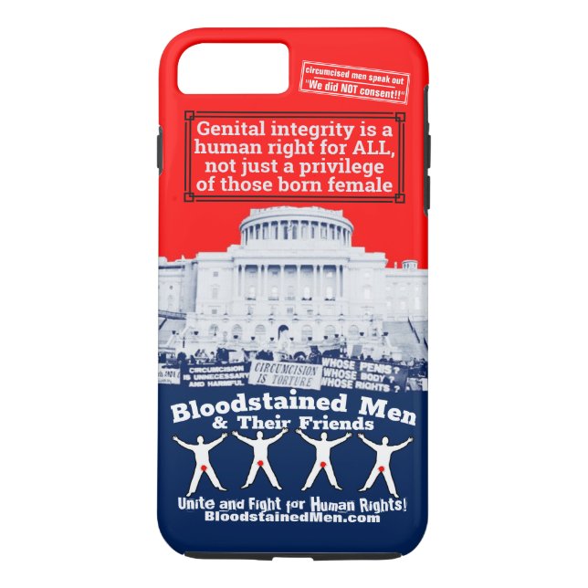 Bloodstained Men & Their Friends - human rights Case-Mate iPhone Case (Back)