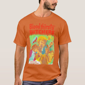 Bloodthirsty Butchers Midnight Video Cult Horror M T-Shirt