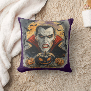 Bloodthirsty Vampire Huntz Under the Fullmoon Cushion