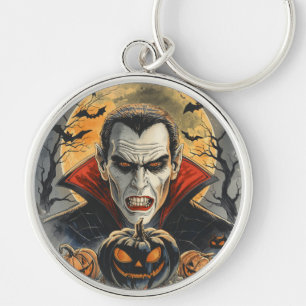 Bloodthirsty Vampire Huntz Under the Fullmoon Key Ring