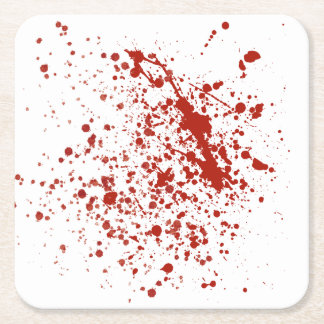 bloody 2 square paper coaster