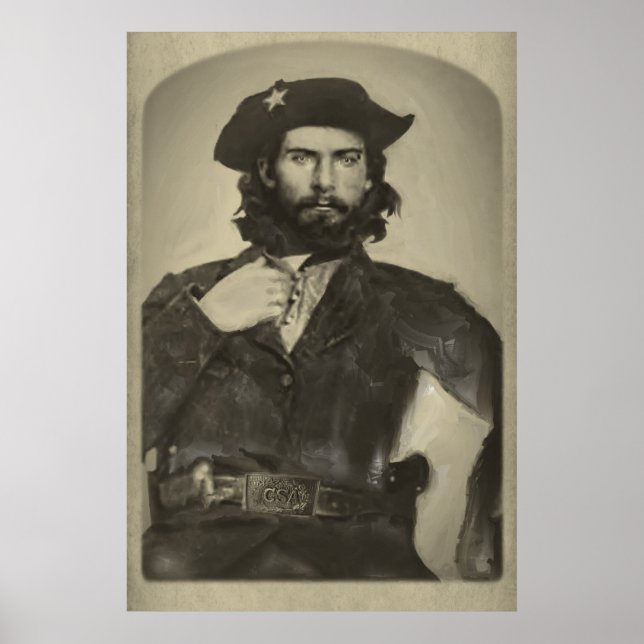 Bloody Bill Anderson - C S A - Civil War Poster (Front)