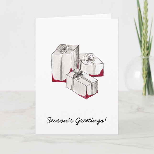 Bloody Boxes Holiday Card (Front)