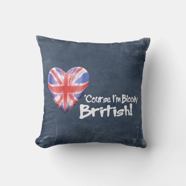 Bloody British Cushion (Front)