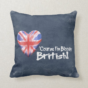 Bloody British Cushion