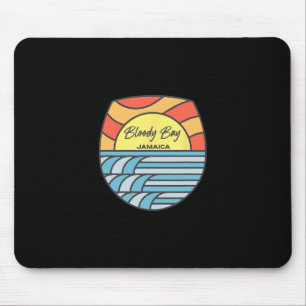 Bloody Byy Beach Jamaica Sunset Jamaican Pride Vac Mouse Mat