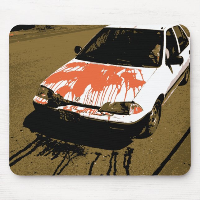 Bloody Car Mouse Mat (Front)