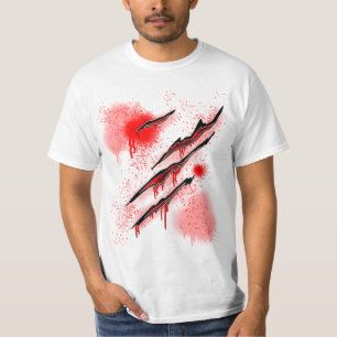  Bloody Claw Marks T-Shirt