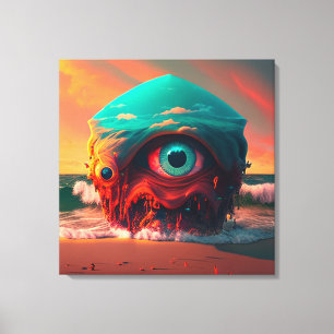 Bloody Eyes Canvas Print