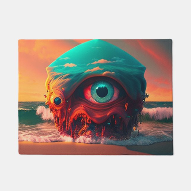 Bloody Eyes Doormat (Front)