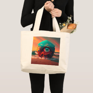 Bloody Eyes Large Tote Bag