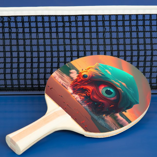 Bloody Eyes Ping Pong Paddle (Insitu)