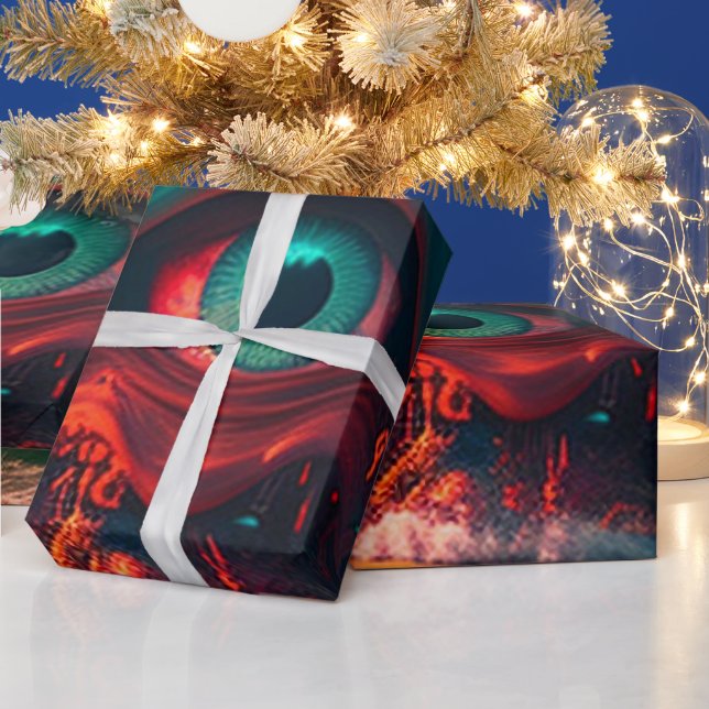 Bloody Eyes Wrapping Paper (Holidays)