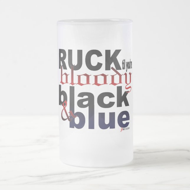 BLOODY FROSTED GLASS BEER MUG (Center)