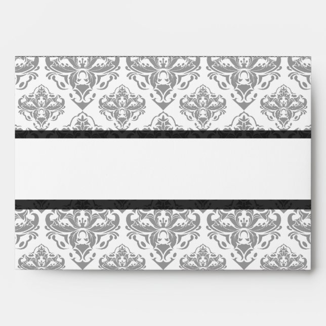 Bloody Gothic Halloween Party Invite Envelopes (Front)