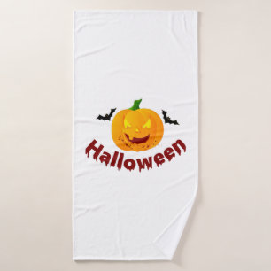 bloody Halloween   Bath Towel