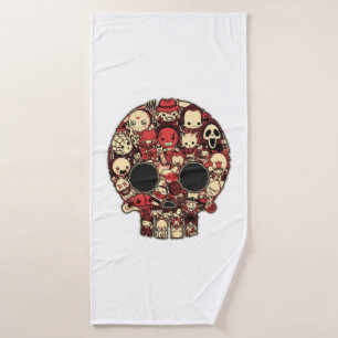 Bloody halloween bath towel