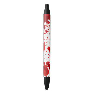 Bloody Halloween Black Ink Pen