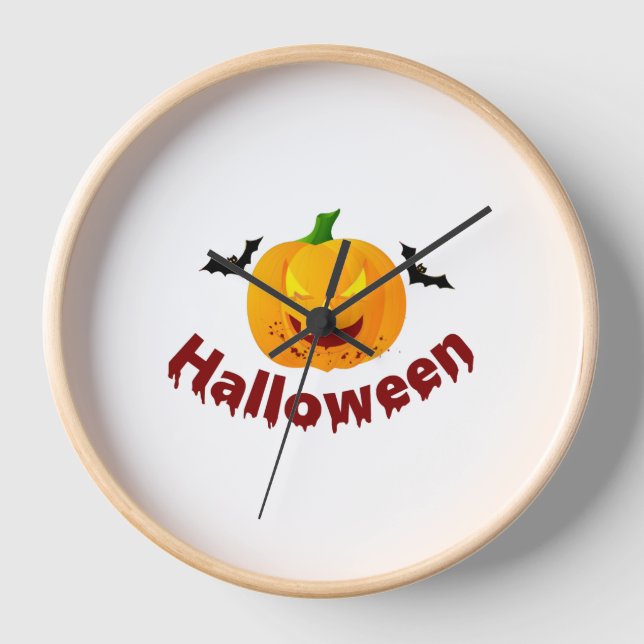 bloody Halloween   Clock (Front)
