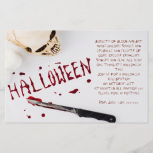 Bloody Halloween Party Flyer