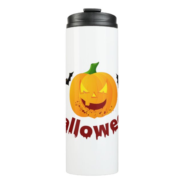 bloody Halloween   Thermal Tumbler (Front)
