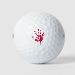 Bloody Hand Halloween Golf Balls