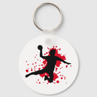 bloody handball dodgeball key ring