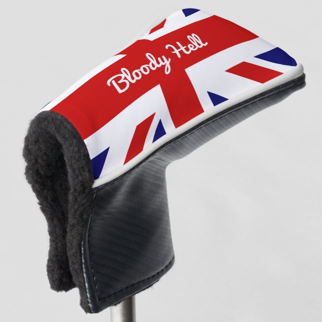 Bloody Hell Funny British Humour Expression Golf Head Cover (3/4 Front)