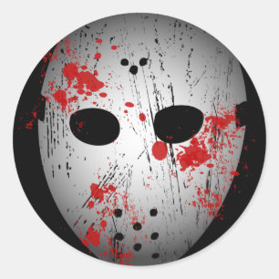 Bloody Hockey Mask Stickers