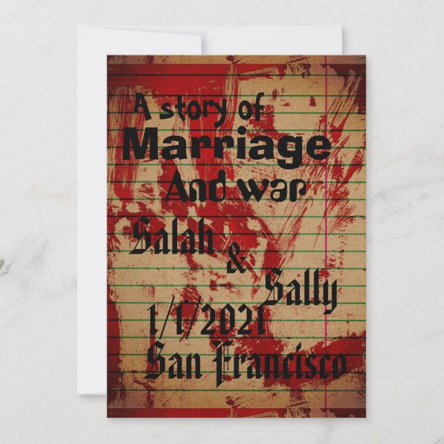 Bloody Invitation (Front)