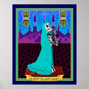 Bloody Islamic Mary (Canvas) Poster