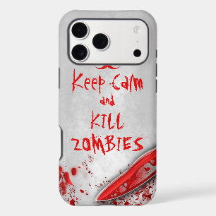 Bloody Knife Keep Calm & Kill Zombies Funny