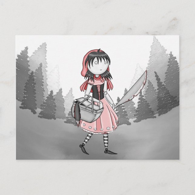 Bloody Lil Red Postcard (Front)