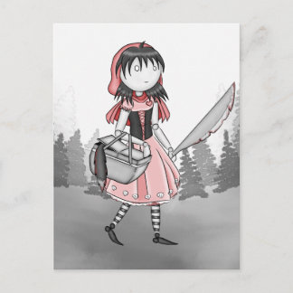 Bloody Lil Red v.2 Postcard