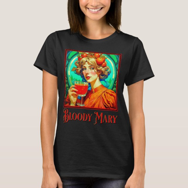 Bloody Mary Art Nouveau T-Shirt (Front)