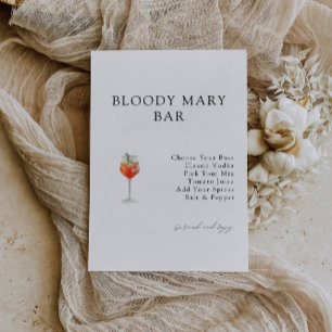 Bloody Mary Bar Bridal Shower Invitation