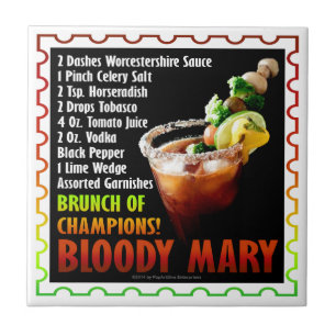 BLOODY MARY, Brunch of Champions Tile