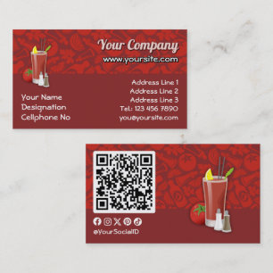 Bloody Mary Business Card