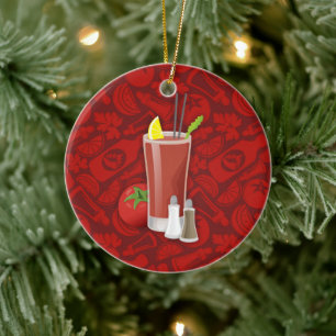 Bloody Mary Ceramic Tree Decoration