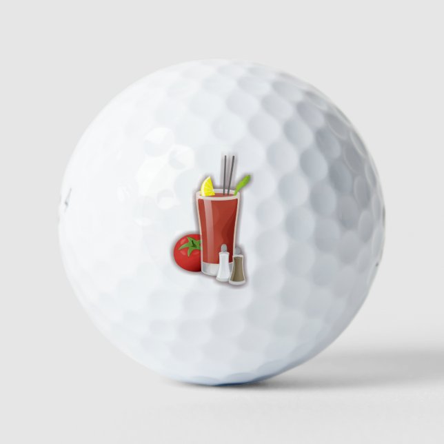 Bloody Mary Golf Balls (Front)