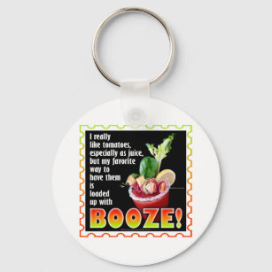 BLOODY MARY, Loaded Up with Booze! Key Ring