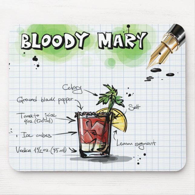 Bloody Mary Mouse Mat (Front)