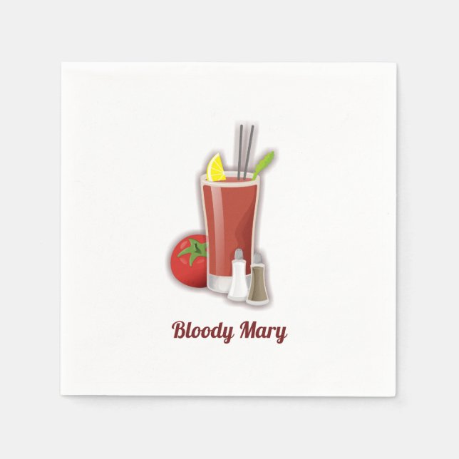 Bloody Mary Napkin (Front)